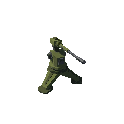 Machine Gun v1 - Military Green